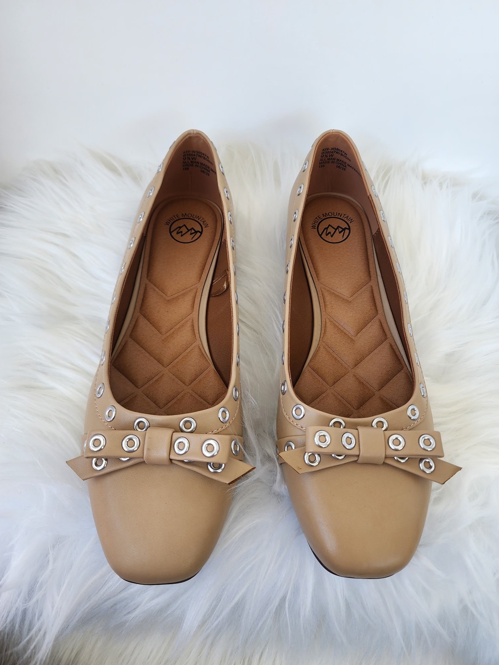 White Mountain Bodhi Women's Ballet Flats SIZE 9.5w